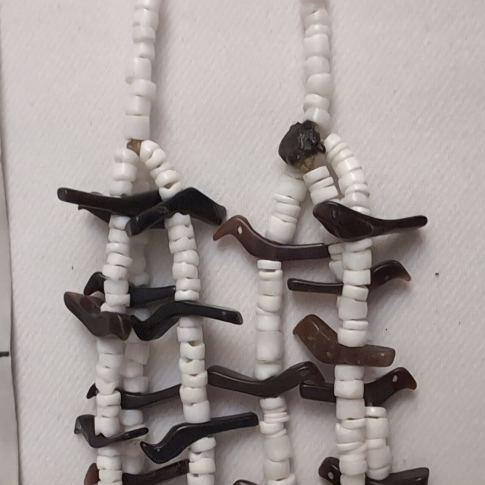 Multi Strand Beaded Bird Necklace - Picture 7 of 7